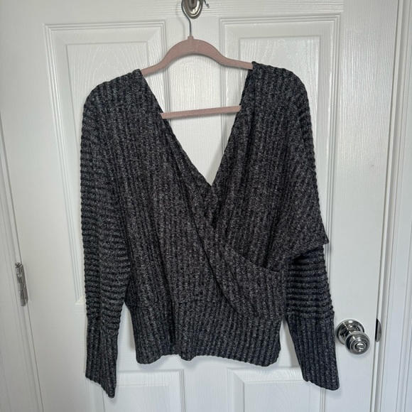Express Double V Fashion Sweater - Picture 3 of 6